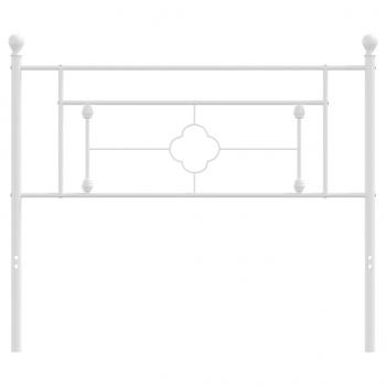 Kopfteil Metall Weiß 107 cm