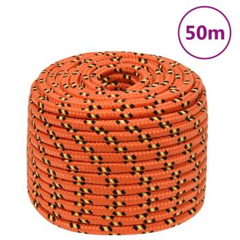 ARDEBO.de - Bootsseil Orange 14 mm 50 m Polypropylen