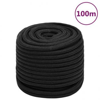 ARDEBO.de - Bootsseil Schwarz 18 mm 100 m Polypropylen