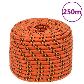 ARDEBO.de - Bootsseil Orange 12 mm 250 m Polypropylen