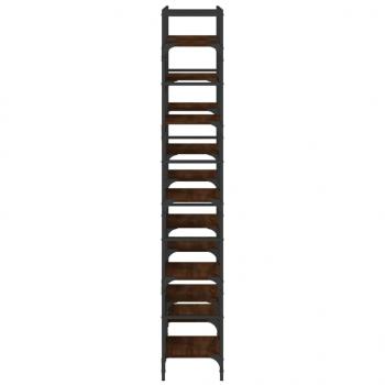 Bücherregal Braun Eichen-Optik 127,5x28,5x172,5cm Holzwerkstoff