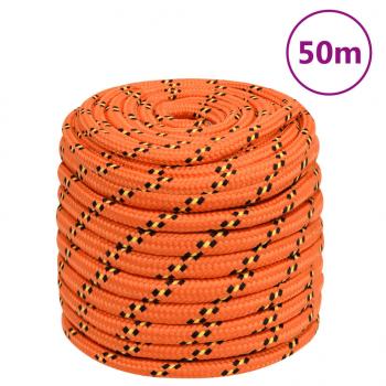 ARDEBO.de - Bootsseil Orange 16 mm 50 m Polypropylen