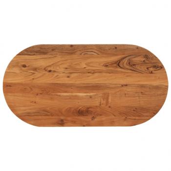 ARDEBO.de - Tischplatte 120x60x3,8 cm Oval Massivholz Akazie