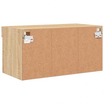 TV-Schrank mit LED-Leuchten Sonoma-Eiche 60x30x30 cm