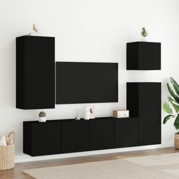 TV-Wandschrank Schwarz 80x30x41 cm