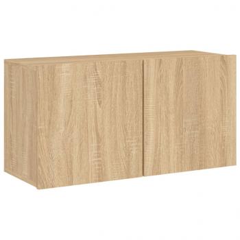 TV-Wandschrank Sonoma-Eiche 80x30x41 cm