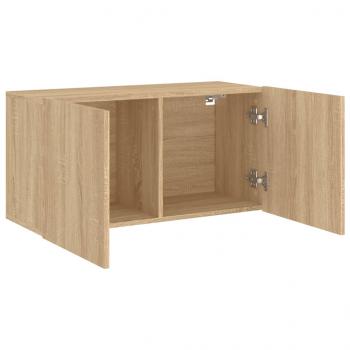 TV-Wandschrank Sonoma-Eiche 80x30x41 cm