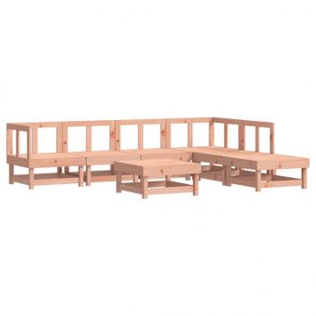 7-tlg. Garten-Lounge-Set Massivholz Douglasie