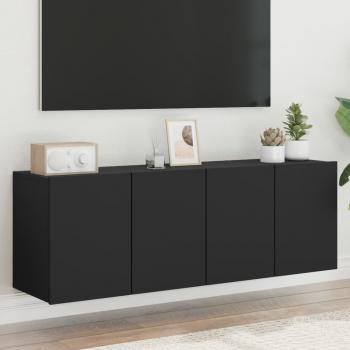 ARDEBO.de - TV-Wandschränke 2 Stk. Schwarz 60x30x41 cm