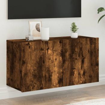 ARDEBO.de - TV-Wandschrank Räuchereiche 80x30x41 cm