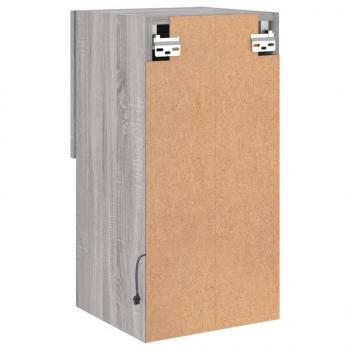 TV-Schrank mit LED-Leuchten Grau Sonoma 30,5x30x60 cm