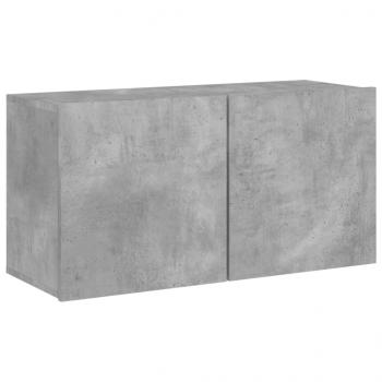 TV-Wandschrank Betongrau 80x30x41 cm