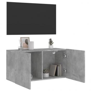 TV-Wandschrank Betongrau 80x30x41 cm