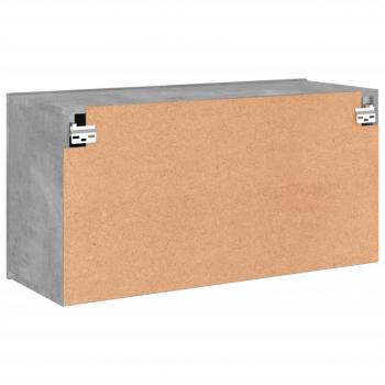 TV-Wandschrank Betongrau 80x30x41 cm