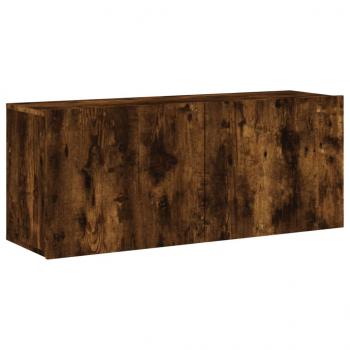 TV-Wandschrank Räuchereiche 100x30x41 cm