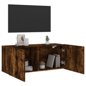 TV-Wandschrank Räuchereiche 100x30x41 cm