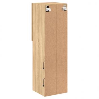 TV-Schrank mit LED-Leuchten Sonoma-Eiche 30,5x30x102 cm