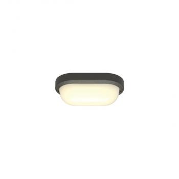 ARDEBO.de SLV TERANG 200 Outdoor Decken- und Wandleuchte, LED, 3000K, IP44, oval, anthrazit (229935)