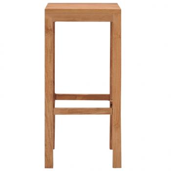 Barhocker 4 Stk. Massivholz Teak