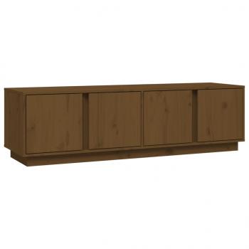 TV-Schrank Honigbraun 140x40x40 cm Massivholz Kiefer