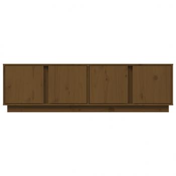 TV-Schrank Honigbraun 140x40x40 cm Massivholz Kiefer