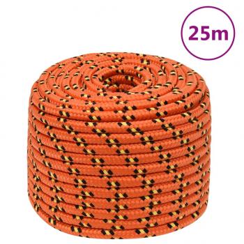 ARDEBO.de - Bootsseil Orange 12 mm 25 m Polypropylen