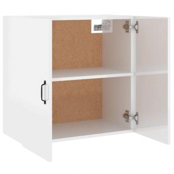 Wandschrank Hochglanz-Weiß 60x31x60 cm Holzwerkstoff