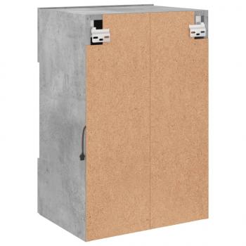 TV-Wandschrank mit LED-Leuchten Betongrau 40x30x60,5 cm