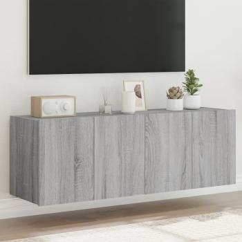 ARDEBO.de - TV-Wandschränke mit LED-Leuchten 2 Stk. Grau Sonoma 60x35x41 cm