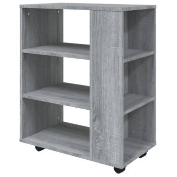 Rollschrank Grau Sonoma 60x35x75 cm Holzwerkstoff