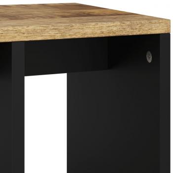 Beistelltisch 40x31x46 cm Massivholz Mango & Holzwerkstoff