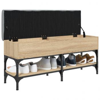 Schuhbank Sonoma-Eiche 102x32x45 cm Holzwerkstoff