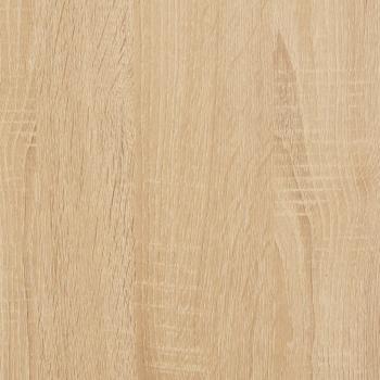 Sitzbank mit Stauraum Sonoma-Eiche 102x42x46 cm Holzwerkstoff