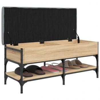 Schuhbank Sonoma-Eiche 102x42x45 cm Holzwerkstoff