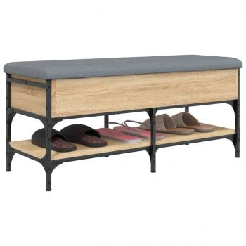 Schuhbank Sonoma-Eiche 102x42x45 cm Holzwerkstoff