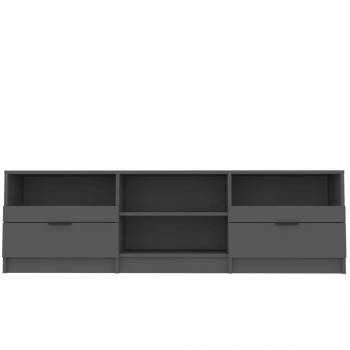 TV-Schrank Schwarz 150x33,5x45 cm Holzwerkstoff