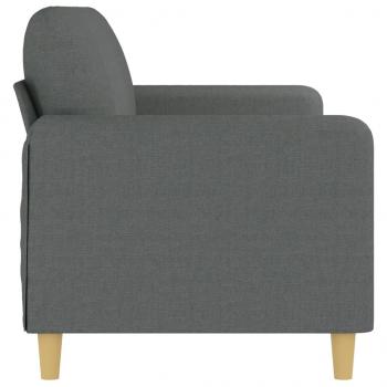 3-Sitzer-Sofa Dunkelgrau 180 cm Stoff