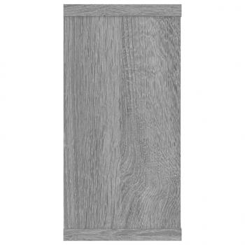 Wandregale 2 Stk. Grau Sonoma 100x15x30 cm Holzwerkstoff