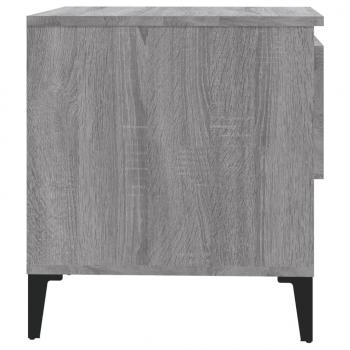 Beistelltische 2 Stk. Grau Sonoma 50x46x50 cm Holzwerkstoff