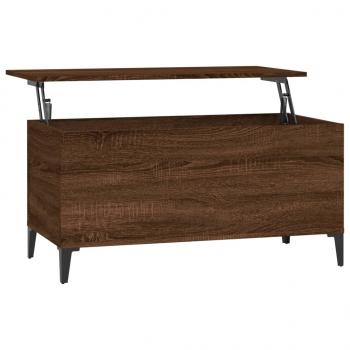 Couchtisch Braun Eichen-Optik 90x44,5x45 cm Holzwerkstoff