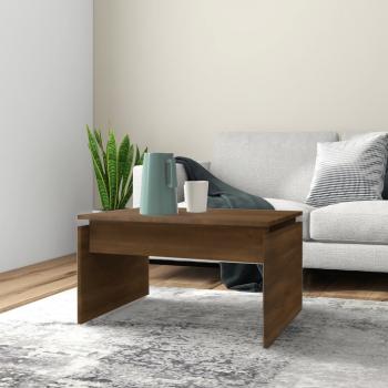 ARDEBO.de - Couchtisch Braun Eichen-Optik 68x50x38 cm Holzwerkstoff