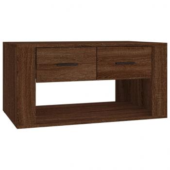 Couchtisch Braun Eichen-Optik 80x50x40 cm Holzwerkstoff