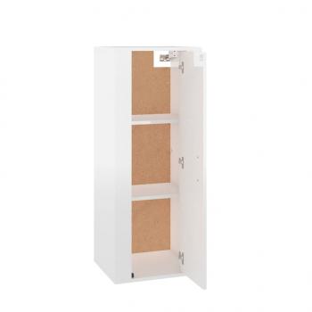 TV-Wandschrank Hochglanz-Weiß 40x34,5x100 cm