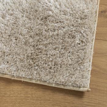 Teppich ISTAN Hochflor Glänzend Beige 240x340 cm