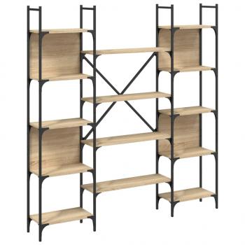 Bücherregal Sonoma-Eiche 155,5x24x166,5 cm Holzwerkstoff