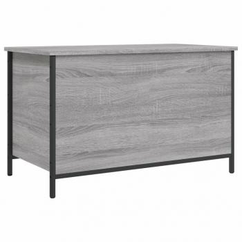 Sitzbank mit Stauraum Grau Sonoma 80x42,5x50 cm Holzwerkstoff