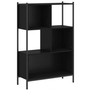 Bücherregal Schwarz 72x28x109 cm Holzwerkstoff