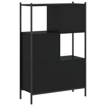 Bücherregal Schwarz 72x28x109 cm Holzwerkstoff