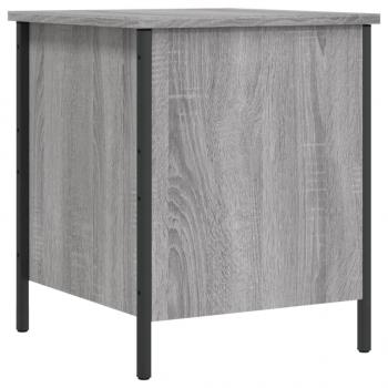 Sitzbank mit Stauraum Grau Sonoma 40x42,5x50 cm Holzwerkstoff