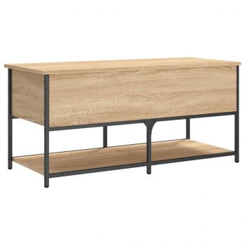 Sitzbank mit Stauraum Sonoma-Eiche 100x42,5x47 cm Holzwerkstoff